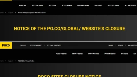 Xiaomi đóng cửa website smartphone thương hiệu Poco, sáp nhập vào công ty mẹ