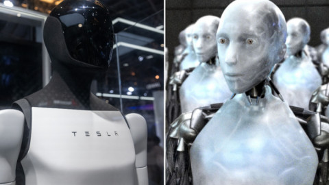 Elon Musk bị tố "đạo nhái" thiết kế robot hình người từ bộ phim kinh điển "I, Robot"