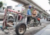 Hà Nội tăng cường xử lý xe ba, bốn bánh tự chế và chở hàng cồng kềnh tại Hà Đông