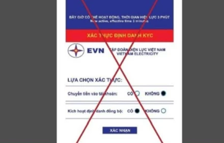 Một phụ nữ Hà Nội vừa mất hơn 1 tỷ đồng sau khi cài app điện lực giả mạo
