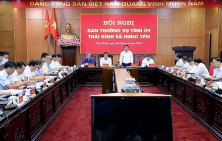 Hưng Yên hợp nhất với Thái Bình: Thống nhất Đề án thành lập Đảng bộ tỉnh Hưng Yên mới