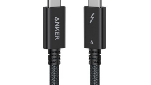 Anker bán ra sợi cáp Thunderbolt 4 tốc độ 40Gbps, sạc 240W