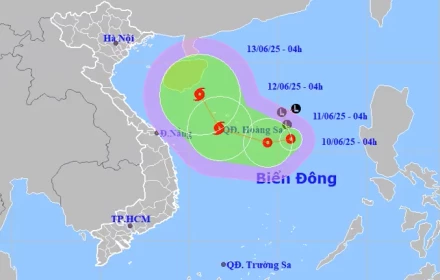 Dự báo thời tiết áp thấp nhiệt đới có thành bão số 1 không?