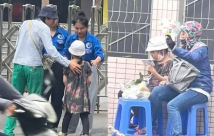 Câu chuyện cảm động của cậu học sinh 2k6 đưa em đi thi vào 10 chuyên Hà Nội