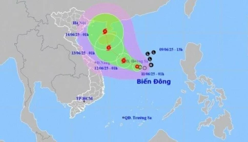 Nóng! Dự báo cường độ bão số 1 có khả năng mạnh lên cấp 10 trong 24h tới