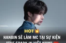 Hot! Hanbin (Ngô Ngọc Hưng) - chàng idol K‑pop đầu tiên là người Việt chính thức trở thành MC cho chương trình "The Spark" tại quê nhà.
