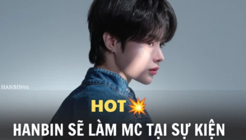 Hot! Hanbin (Ngô Ngọc Hưng) - chàng idol K‑pop đầu tiên là người Việt chính thức trở thành MC cho chương trình "The Spark" tại quê nhà.