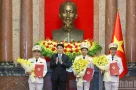 Chủ tịch nước thăng cấp bậc hàm thượng tướng cho 3 thứ trưởng Bộ Công an