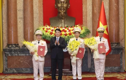 Các lãnh đạo cấp Cục và Giám đốc Công an tỉnh mới được Bộ Công an bổ nhiệm
