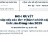 Toàn văn nghị quyết sát nhập tỉnh lâm đồng