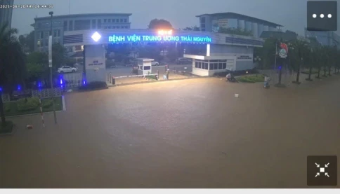 ‼️Thái Nguyên ngập lụt, mưa lớn trong đêm khiến người dân trở tay không kịp