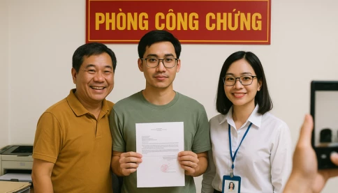 Vì sao từ 1/7/2025, người dân đi công chứng phải chụp ảnh cùng công chứng viên