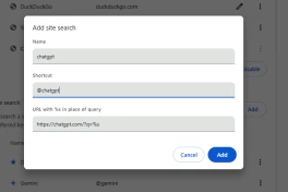 Cách thay thế Google bằng ChatGPT Search trong trình duyệt Chrome, Edge và các trình duyệt khác
