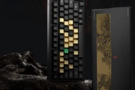 Bàn phím cơ "Black Myth Wukong" vỏ nhôm, pin trâu, 3 kết nối