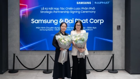 Samsung và Đại Phát ký kết hợp tác chiến lược đưa giải pháp màn hình tương tác WAD Series vào lĩnh vực giáo dục tại Việt Nam