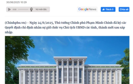 Danh sách Phó Chủ tịch UBND các tỉnh, thành mới sau sáp nhập