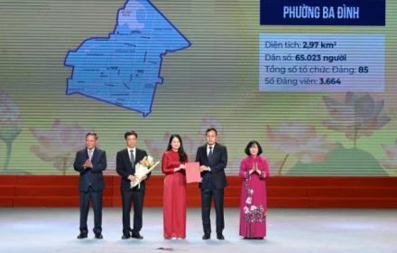 Hà Nội công bố 126 bí thư, chủ tịch xã phường
