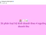 Hộ kinh doanh xem mình thuộc diện nào trong 4 ngưỡng doanh thu?