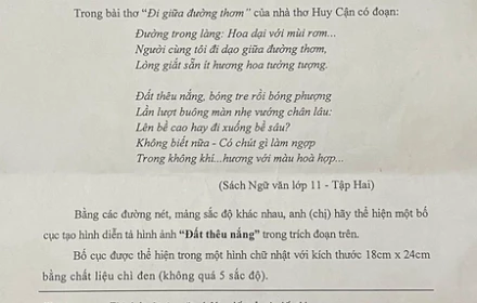 Đề thi vẽ hay đề văn? Đại học Kiến trúc Hà Nội khiến nhiều người bất ngờ