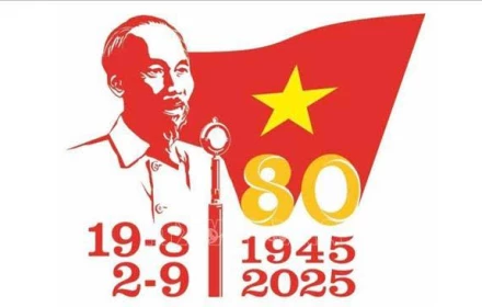Biểu trưng chính thức của A80 - Lễ kỷ niệm 80 năm Quốc khánh nước CHXHCN Việt Nam