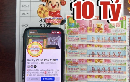 Mua 5 tờ vé số khi đang uống cà phê, người đàn ông ở Vĩnh Long thành "tỉ phú"