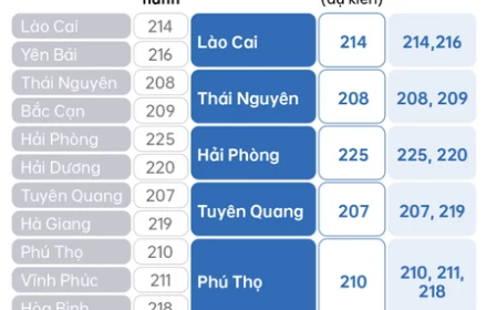 Mã vùng điện thoại thay đổi thế nào sau khi sáp nhập tỉnh thành?