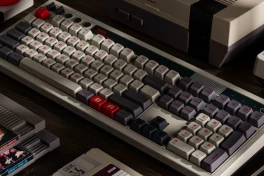 Bàn phím cơ hoài cổ cho người chơi hệ 8-bit: vỏ nhôm, switch Kailh, 3 chế độ kết nối