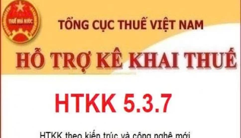 HTKK 5.3.7 kết xuất tờ khai không tương thích iTaxViewer