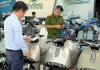 Công an công bố hình ảnh đường dây làm giả xe máy điện quy mô lớn