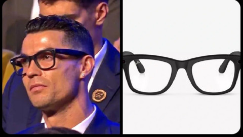 Hé lộ góc nhìn độc đáo của Ronaldo thông qua sự kết hợp với kính Meta