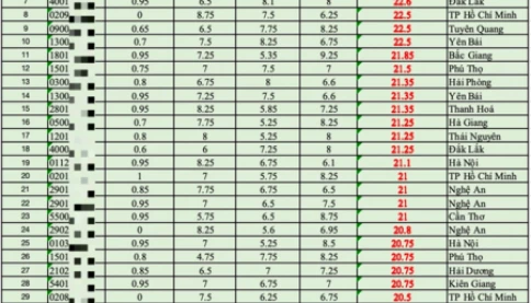 Vì sao chỉ có 5 tỉnh, thành đạt điểm trung bình môn Toán trên 5 khác hẳn những năm trước?