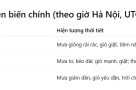 Bão số 3 Wipha bao giờ vào đến đất liền Việt Nam? Ảnh hưởng đến các tỉnh miền Bắc từ khi nào?