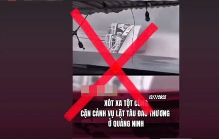Loạt video cận cảnh vụ lật tàu ở Quảng Ninh được xác minh là giả, 'gây thiệt hại cho du lịch vịnh Hạ Long'
