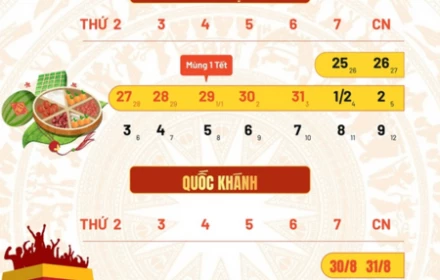 Lịch Nghỉ lễ Quốc khánh 2025