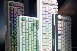 Bàn phím cơ gaming giá "rẻ như cho" có đèn LED RGB, switch Gateron
