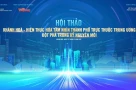 Phó Thủ tướng Nguyễn Chí Dũng dự Hội thảo 'Khánh Hòa hiện thực hoá tầm nhìn thành phố trực thuộc Trung ương'