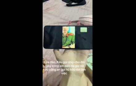 Kẻ giả danh công an lộ mặt qua cuộc gọi video với người phụ nữ cao tay