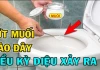 Đổ muối vào bồn cầu: Việc nhỏ nhưng lợi ích lớn