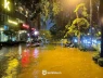 Hà nội sau cơn mưa giải nhiệt trong đêm: Phố bỗng thành dòng sông uốn quanh