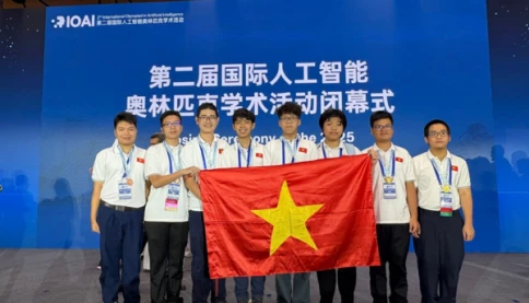 Học sinh Việt Nam giành 8 huy chương, giải thưởng tại Olympic Trí tuệ nhân tạo quốc tế năm 2025