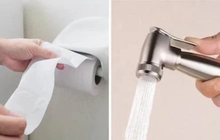 Vòi xịt hay giấy vệ sinh: lựa chọn nào mới đúng? 90% người dùng sai lầm
