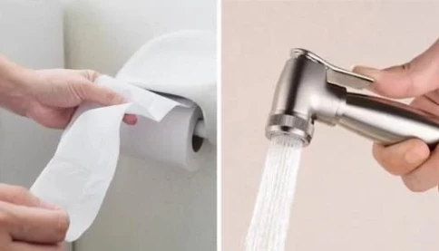 Vòi xịt hay giấy vệ sinh: lựa chọn nào mới đúng? 90% người dùng sai lầm