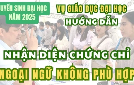 Vụ Giáo dục đại học hướng dẫn nhận diện chứng chỉ ngoại ngữ không phù hợp