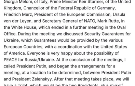 Tỏng thống Donald J Trump nói gì về cuộc đàm phán Ukraine?