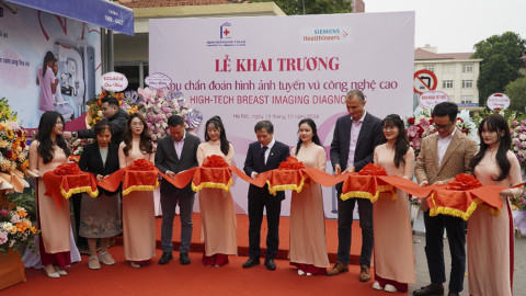 Bệnh viện Đại học Y Hà Nội khai trương khu chẩn đoán tuyến vú đầu tiên ở Việt Nam dùng công nghệ chụp nhũ ảnh của Siemens Healthineers