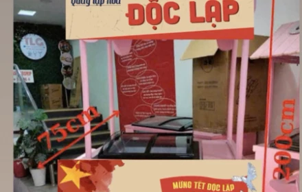 Vợ chồng Duy Mạnh trang hoàng nhà mặt phố để mời bà con đi xem tổng hợp luyện A80, tặng 500 chiếc kem!