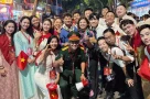 NSND Xuân Bắc cùng dàn nghệ sĩ hợp luyện diễu binh, diễu hành A80