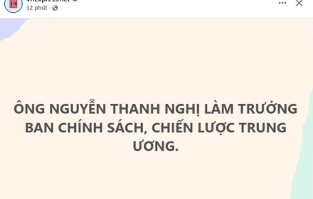 Ông Nguyễn Thanh Nghị nhận nhiệm vụ mới