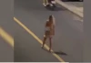 "Xốn mắt" vì cô gái nước ngoài khỏa thân đi giữa phố Nha Trang