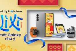 Samsung tung chương trình "Galaxy AI is here - Lì xì một Galaxy như ý", ưu đãi hấp dẫn mừng Tết đến Xuân sang